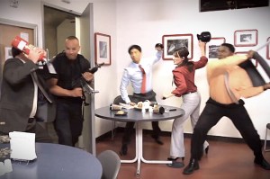 Office fight