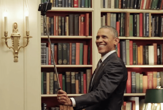 Obama selfie