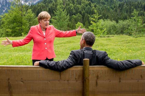 Merkel and Obama